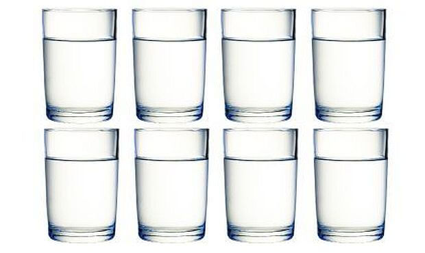Sray gealthy with at least eight glasses of water daily.