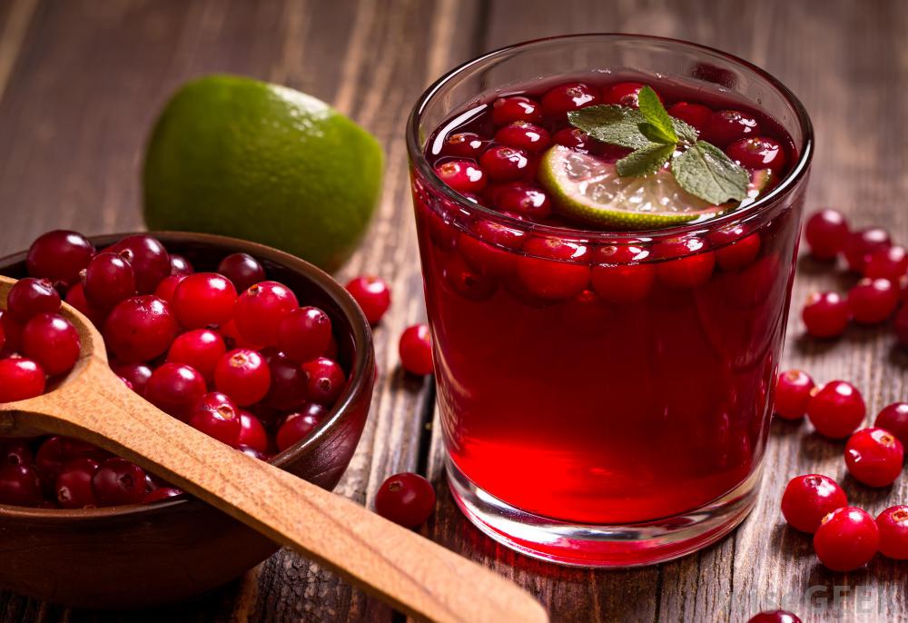 Healthy cranberry juice 