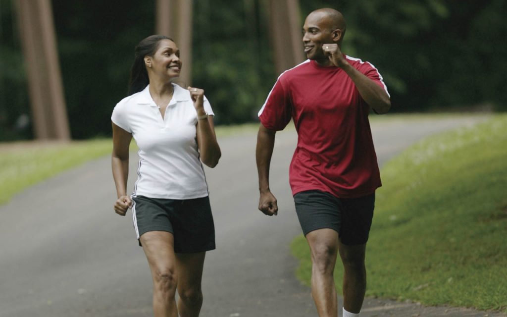 Adults who love exercise
