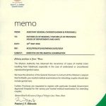 Rccg Memo