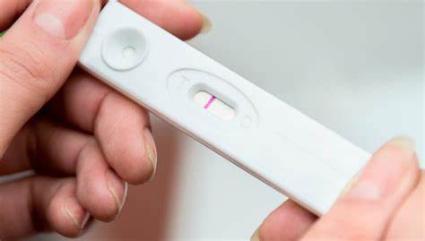 a negative pregnancy test kit