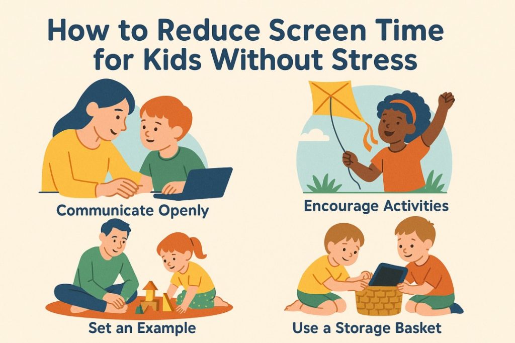 Ways to reduce screen time for kids